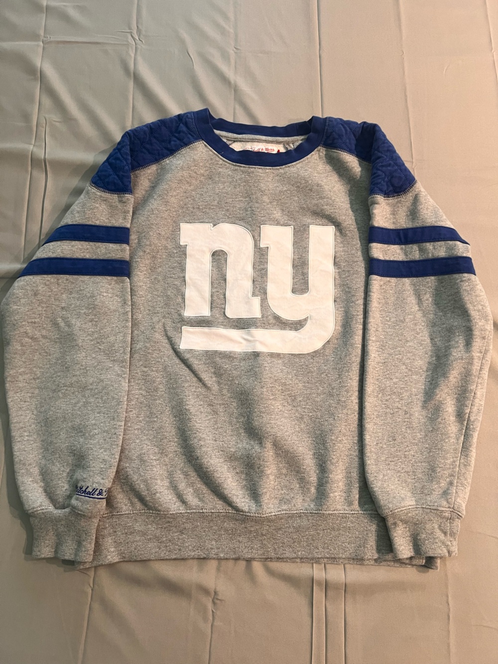 Vtg Mitchell & Ness New York Giants throwback Crewneck Sweatshirt L